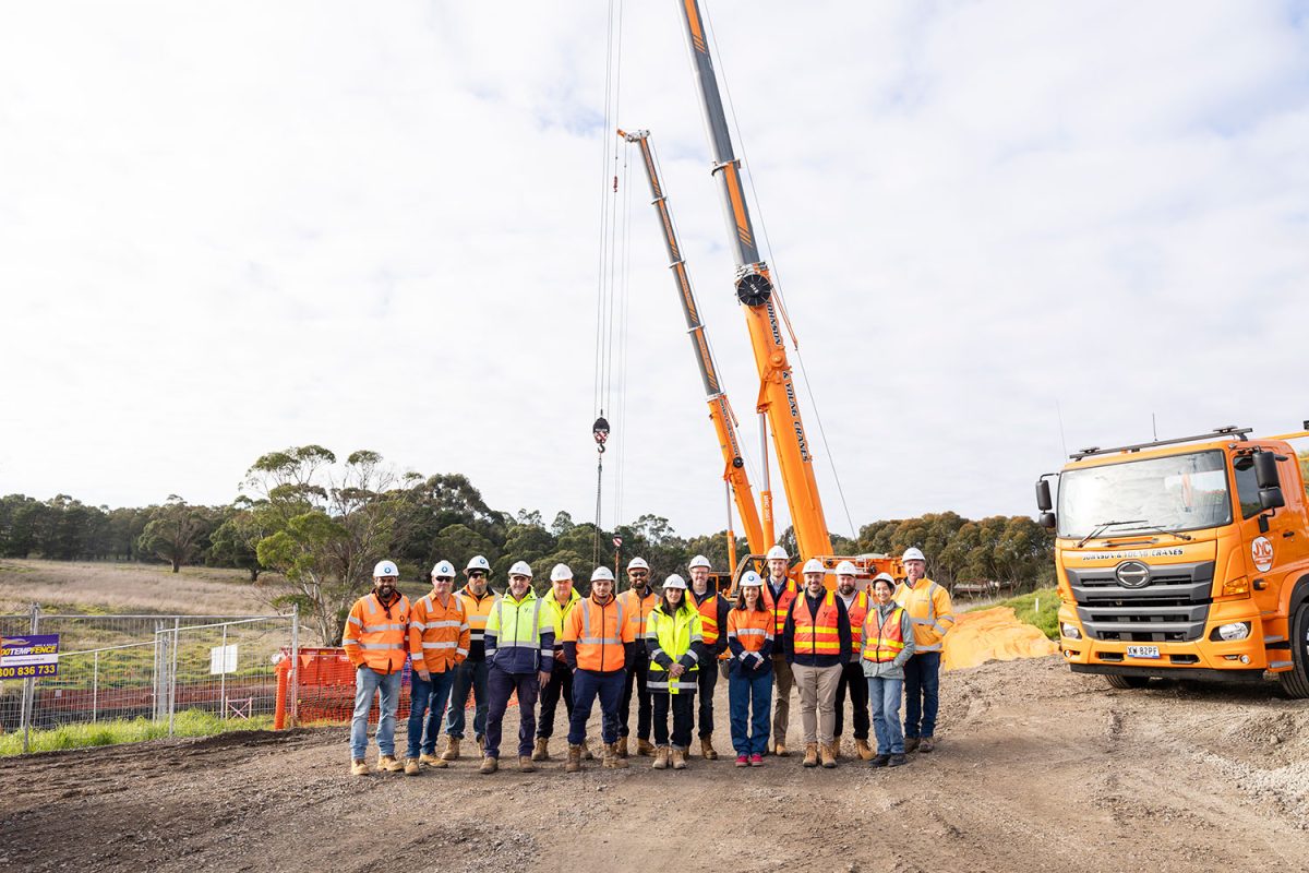 The Aquatec and Yarra Valley Water team